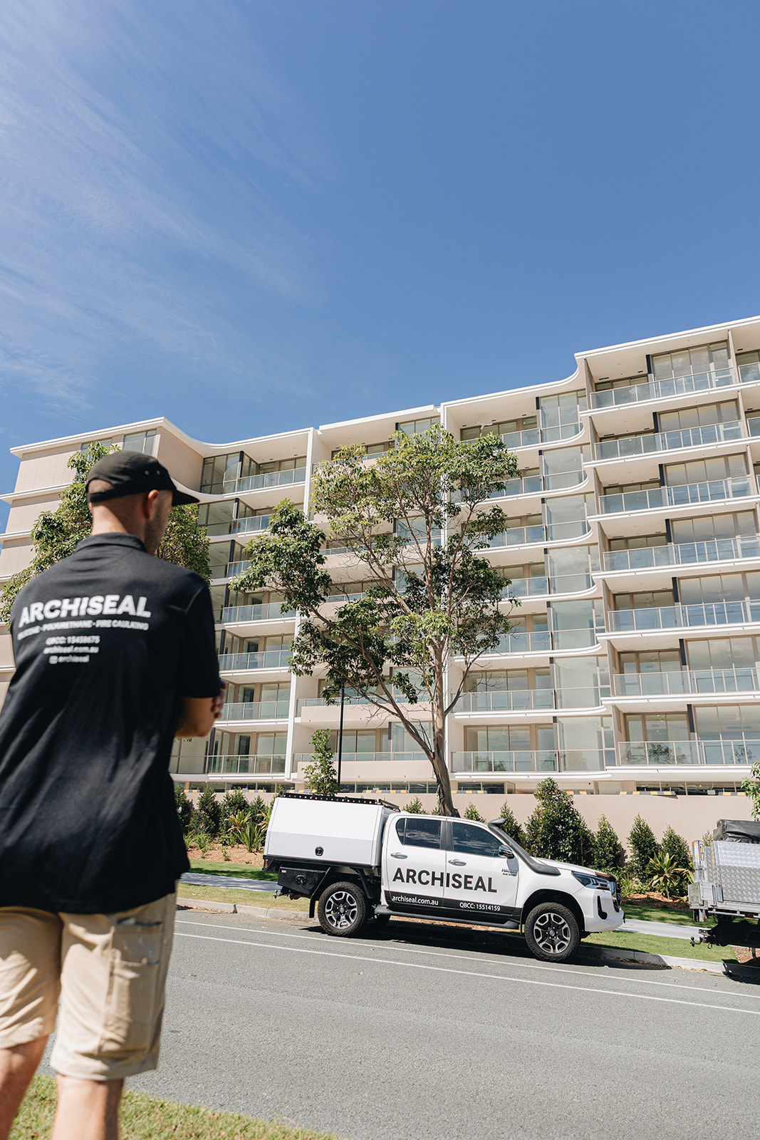 ARCHISEAL crew on site at a premium apartment build